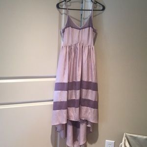 Lavender hi-low dress